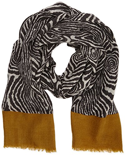 Hoss Intropia Women's SHL2042930 Animal Print Scarf, Yellow (Ochre), One Size