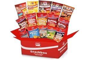 ZAMA4ZINGO XOX Chips Grill Snackbox 4,05 kg | Partybox Knusprige Snacks für Grillabend | Partymix Chips, Flips & BBQ-Snacks | für Partys, Feiern & schöne Momente