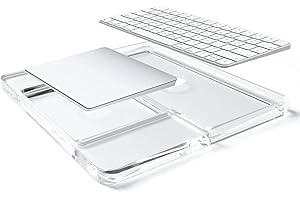 JIROAOTIC Plateau transparent pour clavier et pavé tactile, compatible avec Apple Magic Trackpad/Keyboard 2/3 pour un style extrême, confortable pour soulager la douleur au poignet