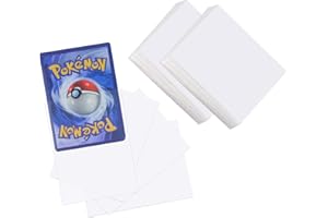 Moocuca Card Sleeves 66 * 91mm, 200 Bustine Protettive Trasparenti, Buste Proteggi Carte Maniche di Carta per YuGiOh, Pokemon, Ultimate Guard