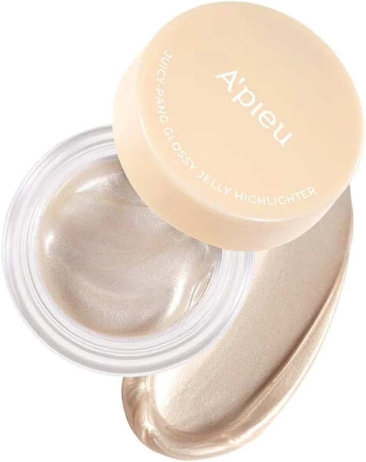MISSHA Islak ve Doğal Görünümlü Jel Aydınlatıcı A'PIEU Juicy Pang Glossy Jelly Highlighter No:4 Moonlight