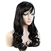 S-noilite® Lady Long Curly Full Head Wigs Cosplay Party Daily Fancy Dress Natural Black