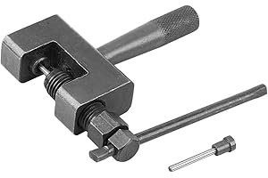 Qiilu Triturador de cadena de motocicleta, Motocicleta Bici ATV Removedor de cadena Disyuntor Divisor Cortador Herramienta de reparación de enlace