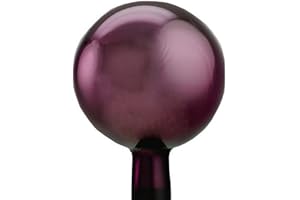 FARBGLASHÜTTE LAUSCHA GMBH - ELIAS GLASHÜTTE Original Rosenkugel 12 cm violett verspiegelt