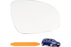 NewZC Voiture Miroir Rétroviseur Droit pour VW Golf MK5 2004-2009/VW Pas sat 2007-2011/Mago tan 2006-2011/Sagi tar 2006-2011/Lavi da 2008-2012 - Côté Passager Glace Rétroviseur Extérieur Remplacement