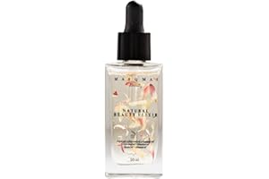 MASQMAI Natural Beauty Elixir, olio naturale al 100%, nutre, rigenera e idrata, tutti i tipi di pelle, 50 ml.