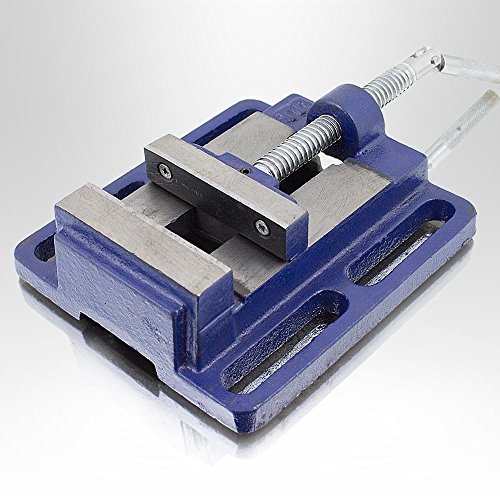 BITUXX® Universal Maschinenschraubstock 80mm Schraubstock Säulen Tisch Stand Bohrmaschine