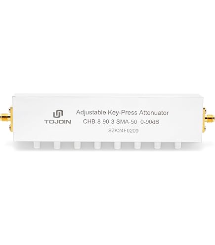 Atténuateur RF SMA 5W 0-90dB BECEN - Pas Variable, Connecteur SMA-KK, 3GHz 50 Ohm - Pour Labo, Tests