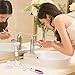 Facial Cleansing Brush,KINGDOMCARES Electric Waterproof Facial Brush 2-in-1 Sonic Skin Cleansing System Face body Cleansers Exfoliators and Makeup Remover Facial Microdermabrasion Appliances Set with 3-Head Kit Rose