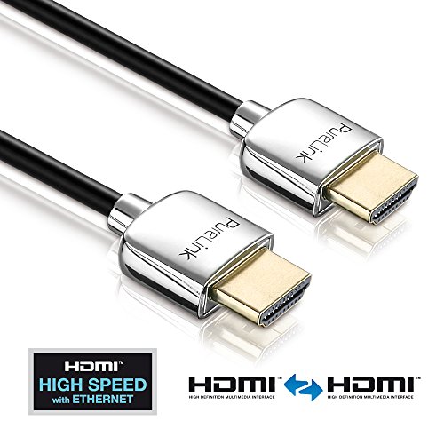 PureLink ProSpeed Series PS1500-03 – SuperThin High Speed HDMI Kabel mit Ethernet Kanal (HDMI-A Stecker beidseitig) – 3m – schwarz - 3