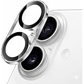 iPhone 17 Uyumlu Full Kamera Lens Koruyucu Darbe Dayanıklı Temperli Cam Tam Koruyucu HD Şeffaf Kamera Lens Cam Film &Ccedil;izilme &Ouml;