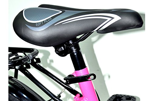 20 Zoll Kinderfahrrad 6-Gang Shimano und Alufelgen Rosa-Weiss TMU - 4