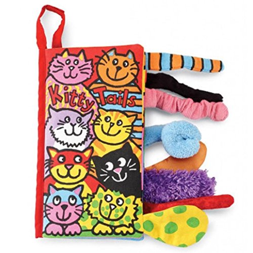 Kolylong® Infant Kid Baby Animal Tails Cat Cloth book Baby Toy Cloth Development Books Learning Education Books