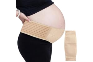 PIWOSGOL Cinturón Maternidad para Embarazo Ajustable,Faja Embarazadas Sujeción Suave & Transpirable,Soporte Abdominal para Embarazo y Postparto Recuperacion para Aliviar el Dolor de Espalda y Pélvico