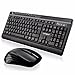 Price comparison product image Wireless Keyboard And Mouse Set,Mamum Gaming USB Wireless 2.4G Keyboard And Mouse Kit Set For PC Laptop (Black)