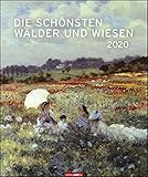 Die schönsten Wälder und Wiesen. Wandkalender 2020. Monatskalendarium. Spiralbindung. Format 46 x 55 cm by 