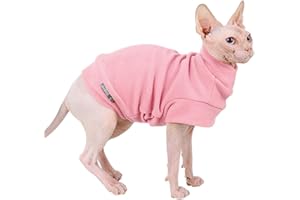 DOCIOTE Bluza z kapturem z polarową kamizelką dla psów kotów, miękki i ciepły płaszcz z kapturem dla psa zimowa bluza odzież sweter dla małych średnich psów pudel Chihuahua buldog sfinks kot Rosa M