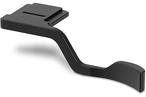 Haoge THB-XT30B Metall-Blitzschuh-Daumenauflage für Fujifilm XT50 Fuji X-T10 X-T20 X-T30 XT10 XT20 XT30 XT30II Kamera daumengriff, Schwarz