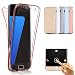 Produktbild Vectady für Huawei P Smart Hülle,Silikon Full Body Case TPU Handyhülle Transparent Durchsichtig 360 Grad Vorne und Hinten Ultra Dünn Cover Tasche Weich Schale für Huawei P Smart,Rose Gold