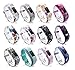Produktbild Dingtool Armband Kompatibel für Garmin Vivofit JR 2, Kinder Uhrenarmband für Garmin Vivofit JR 2 Ersatzarmband (Tracker ist Nicht im Lieferumfang enthalten) (12pcs)