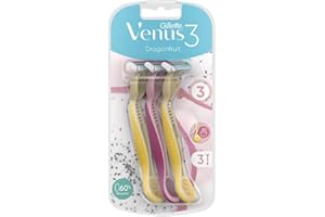 Gillette Venus Dragonfruit 3 jednorazowe golarki damskie, 3 damskie golarki z wygodnymi ostrzami