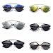 Produktbild Mark8shop Verspiegelte Piloten-Sonnenbrille, Unisex, Herren, Damen, Retro-Stil, Vintage-Stil, UV-Schutz