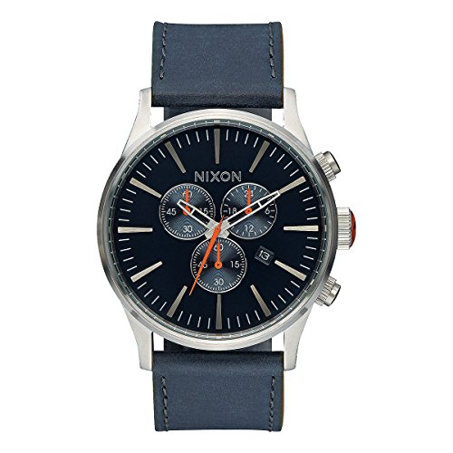 Nixon Unisex-Armbanduhr Sentry Analog Quarz Leder A405-863-00 Nixon Unisex-Armbanduhr Sentry Analog Quarz Leder A405-863-00