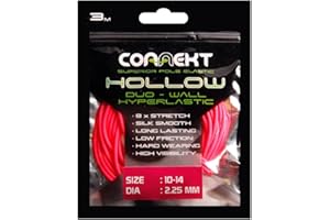 Connekt Hollow Duo-Wall Hyperlastic | Latex Pole Elastic | Perfect For Silvers, Winter F1 Carp, Stock Carp, Small Carp, Paste Fishing & Light Margin, Big Carp and Monster Carp