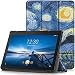 Produktbild TTVie Hülle für Lenovo Tab E10 - Ultra Dünn und Leicht PU Leder Schutzhülle mit Standfunktion für Lenovo Tab E10 25,5 cm (10,1 Zoll HD IPS Touch) Tablet-PC, Sternenklarer