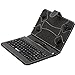 Produktbild iRulu 10,1 Zoll Tastaturen Case/Schutzhülle/Tasche für Tabletten und eBook Reader bis zu 7,Stand Micro Android Schutzhülle Leder Kunstleder mit Stand Funktion (10,1 Zoll, Schwarz)