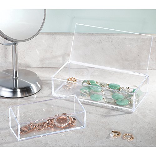 Interdesign 38730EU Clarity Makeup Kosmetik Ablage zum Aufbewahren von Lippenstift, Nagellack, Haarspangen, Schmuck, durchsichtig - 3