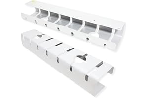 ROLINE Kanał kablowy, montaż pod stołem (2 sztuki), biały