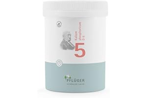 ‎BIOCHEMIE PFLÜGER PFLÜGER Schüßler Salze Nr. 5 Kalium phosphoricum D6 - 1000 Tabletten - Das Salz der Nerven und Psyche - glutenfrei