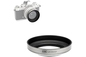 JJC Gegenlichtblende zum Einschrauben für Nikon NIKKOR Z DX 16-50mm F3.5-6.3 VR Objektiv, ersetzt Nikon HN-40 Gegenlichtblende, Silber