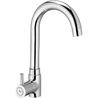 Cera F1015251 Sink Cock With Long Swivel Spout And Wall Flange ...