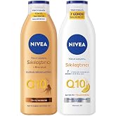 NIVEA Q10 ve C Vitamini Sıkılaştırıcı V&uuml;cut Losyonu 250 ml ve Q10 Sıkılaştırıcı ve Bronzluk V&uuml;cut Losyonu 200ml, 10 G&uuml;nde Sık