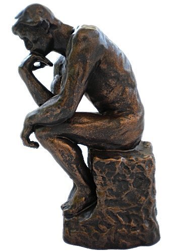 THE THINKER Classic Rodin Bronze Art Sculpture after Auguste Rodin NEW