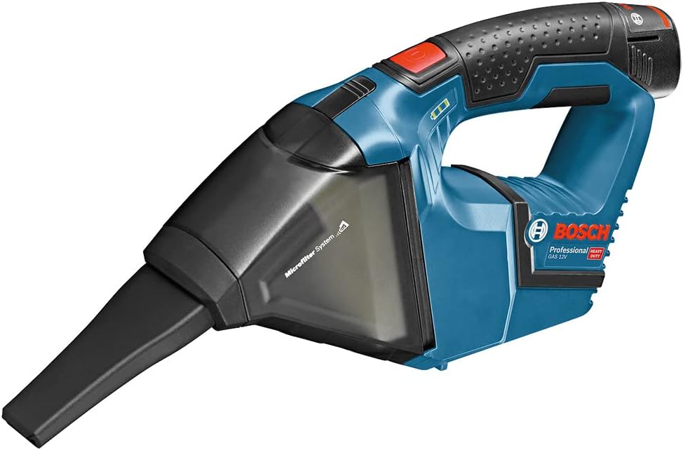 Bosch Professional GAS 12 Akülü Süpürge (12 Volt, SOLO, Hazne hacmi: 0,12 lt)