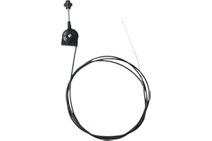 ELETECH Leva per cambio di Comando Motore per Barche e Trattori Cavo Acceleratore Manuale per Escavatori Navi e Macchine Agricole barca Controllo Manuale con Leva frizione idraulica (Lunghezza del filo 5m)