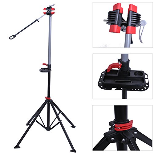 360°Fahrradmontageständer Fahrradständer Reparaturständer Montageständer Fahrrad-Wartung Schwarz - 6