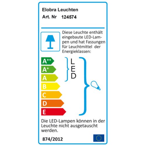Elobra Deckenleuchte Sternenwolke, EEK A, silber 124574 - 2