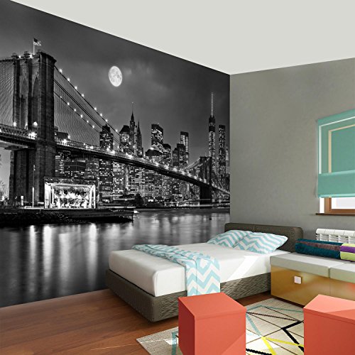 Fototapete New York 308 x 220 cm – Vliestapete – Wandtapete – Vlies Phototapete – Wand – Wandbilder XXL – !!! 100% MADE IN GERMANY !!! Runa Tapete 9101010b - 5