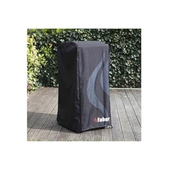 FABER Gartenkamin theBUZZ in Schwarz mit Rädern, Outdoor-Kamin inkl