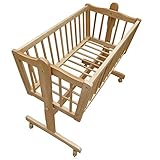 Babywiege Kinderbett Babybett Stubenwagen Beistellbett + 9 tlg. Zubehör - 6