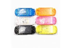 NY ersättning PSP 2000 2001 2002 2003 2004-seriens konsol helhölje skal med knappsats (klarrosa)