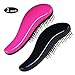 Produktbild almondcy Detangling Brush Set (Pink & Schwarz) – Effektive Detangler Haarbürste für Frauen, Mädchen, Herren und boys-use wie Kamm oder Haar brush-use in dünnes, dickes, lockiges, gerade, nasses, trockenes Haar, pink&black
