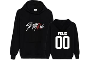 ENJOYYOURLIFE Stray Kids I Am You Sweat-Shirt à Capuche pour Hommes et Femmes Sweats Pull Capuche Manches Longues Sweaters Sweatshirt Bang Chan Changbin Hyunjin Han Felix Seungmin