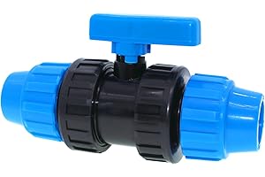AIMEKE Raccord Tuyau 25mm Raccord pe Plastique Raccords pour Tuyaux en Polyéthylène de 25 mm Raccords de Tuyau D’eau- Bleu