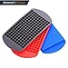 Produktbild Genossen Silikon Eiswürfelform mini 3er Pack 1*1*1cm 160 Eiswürfel BPA frei mit FDA Zertifizierung -40-230 Küchenhelfer Kochzubehöre Rot+Blau+Schwarz