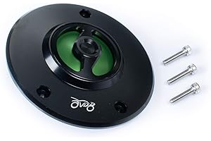 AVDB Tankdeckel mit 1/4-Drehung und Schnellöffnung, kompatibel mit vielen Motorrädern und Z750 / Z1000 / ZZR / ER5 / ER6 / ZX6R / ZX9R / ZX10R 2000-2005